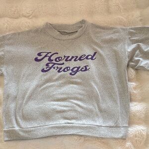 Gray Horned Frogs Sweatshirt - TCU